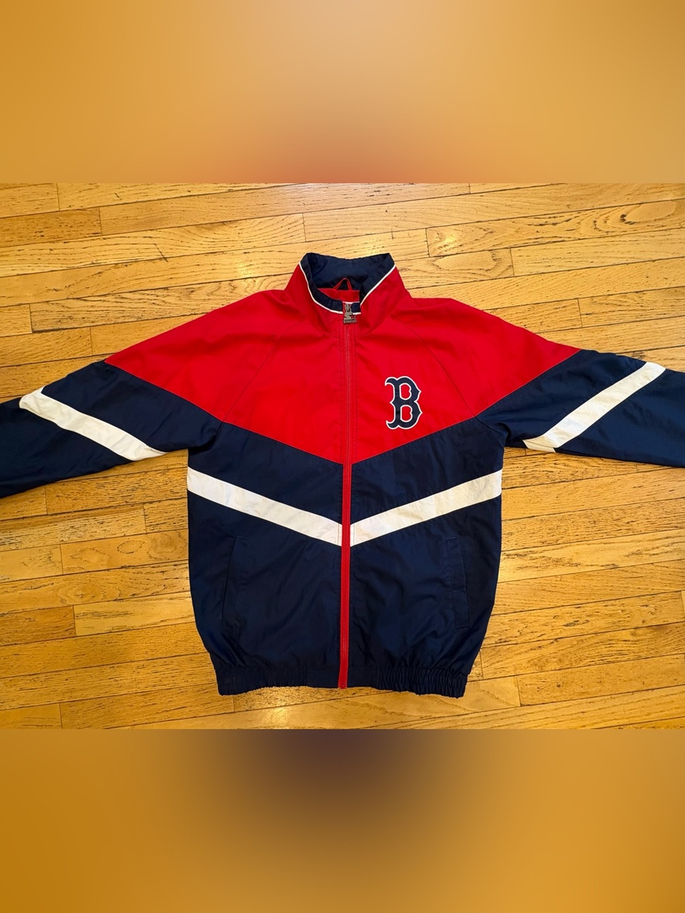 STARTER Boston Red Sox MLB Colorblock Windbreaker Jacket